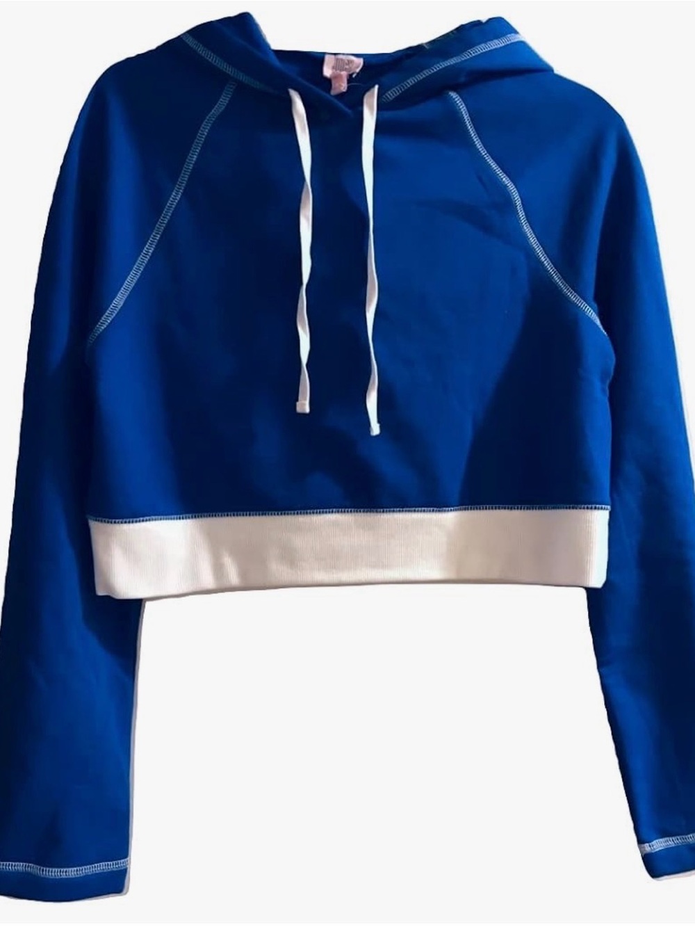 Juicy couture seabreeze track fleece cropped pullover (S)